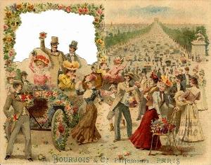 Advertising Card by Bourjois - 1900