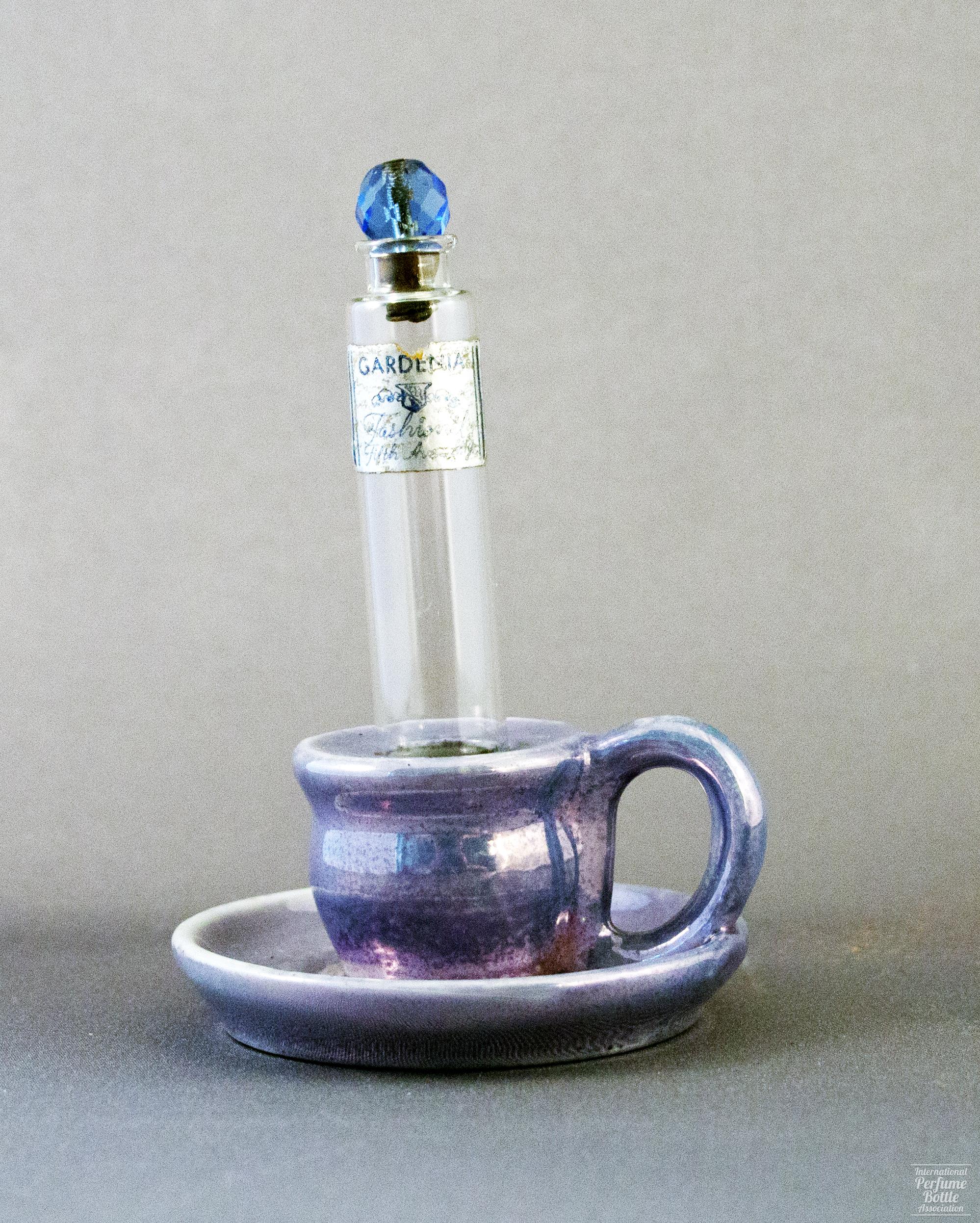 "Gardenia" in Lavender Candlestick Presentation