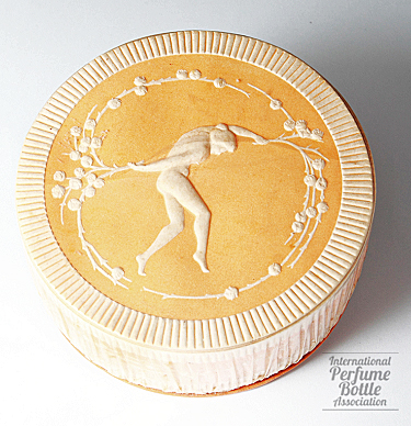 "Matin Fleuri" Powder Box by Sauzé Fréres