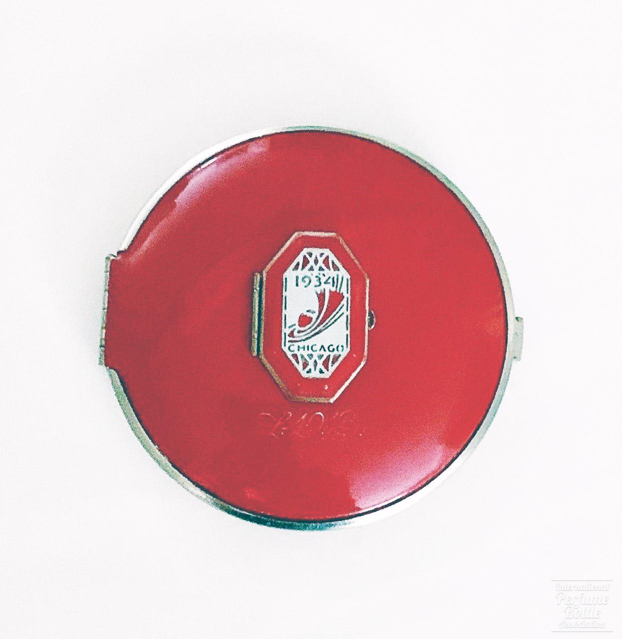 1933-34 Chicago World's Fair Souvenir Compact by Mondaine