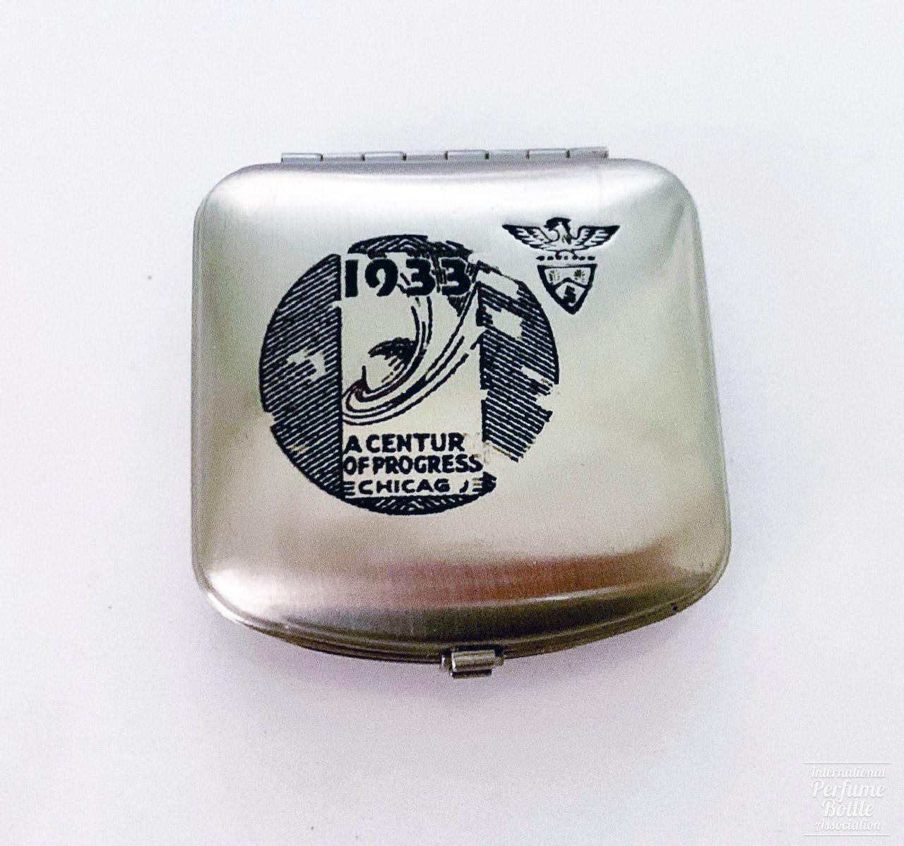 1933 Chicago World's Fair Compact by Stevens