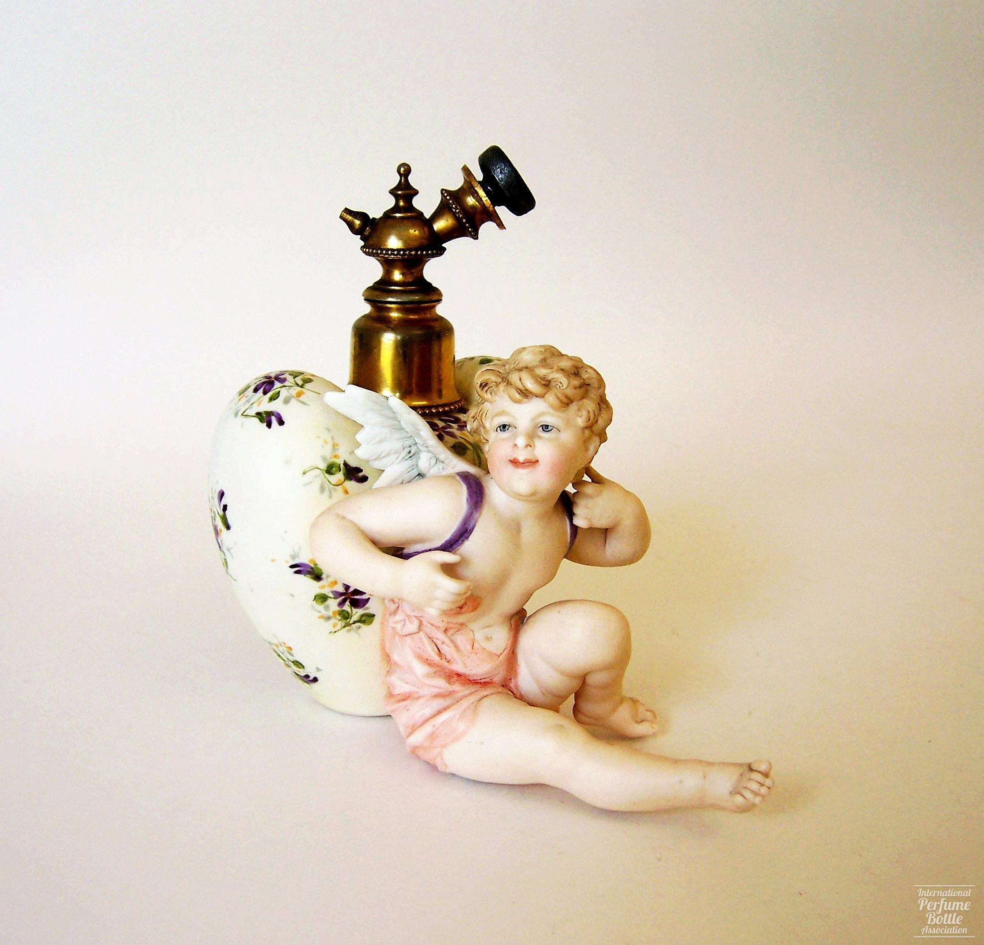 Winged Cherub with Heart Atomizer
