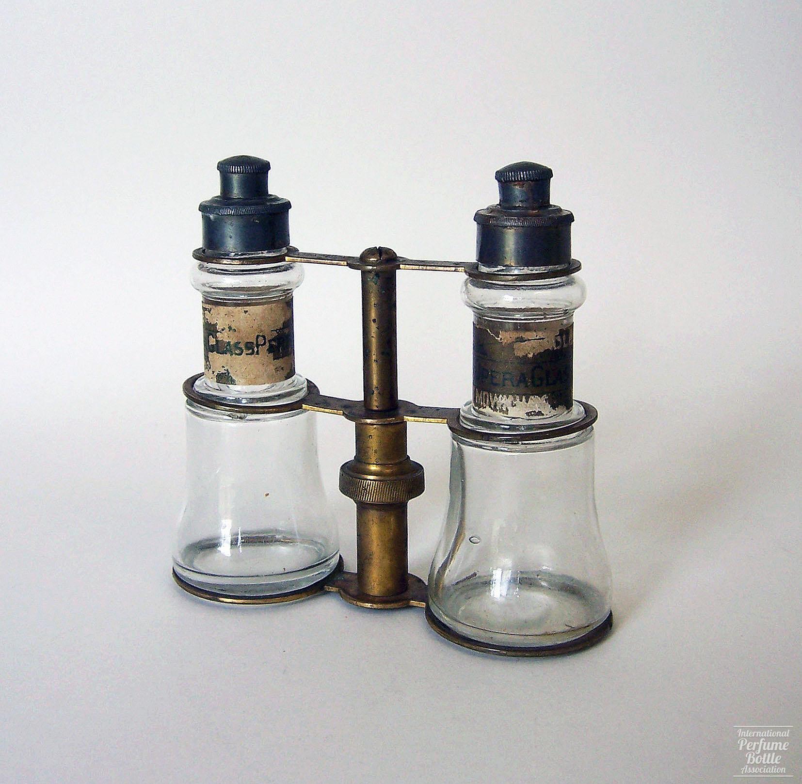 Opera Bouquet Cologne Binoculars With Metal Caps by Daniel R. Bradley & Son