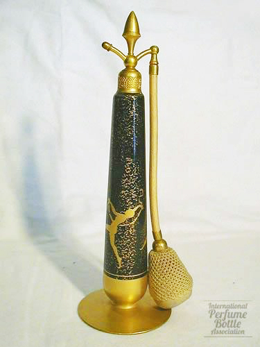 Black Atomizer with Dancing Nymph