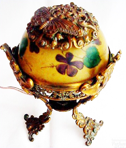 Gold Butterfly Perfume Lamp