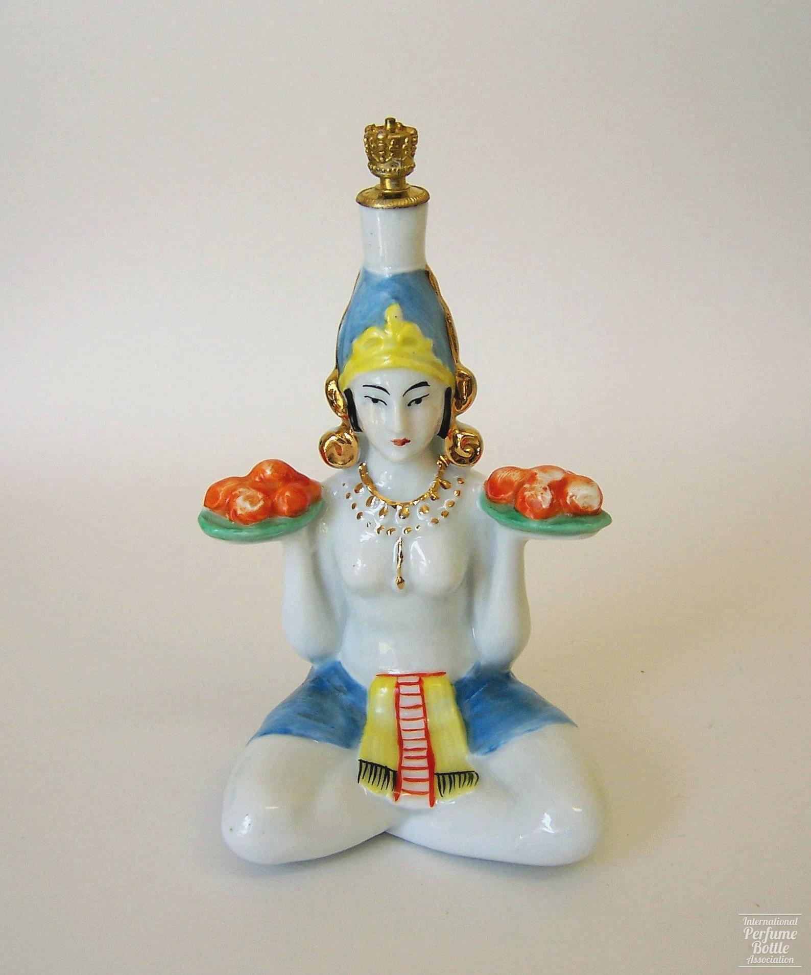 Seated Goddess With Fruit by Schneider