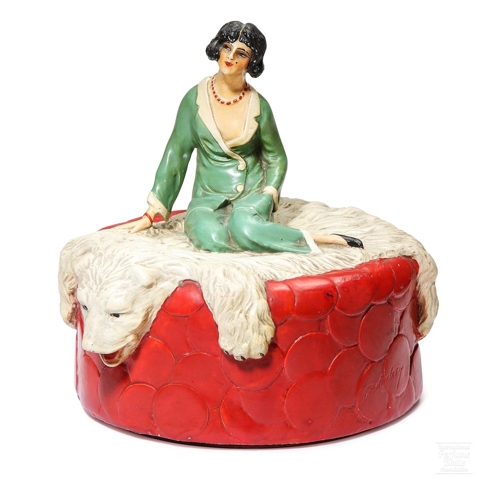 Georges Duchesne Powder Jar