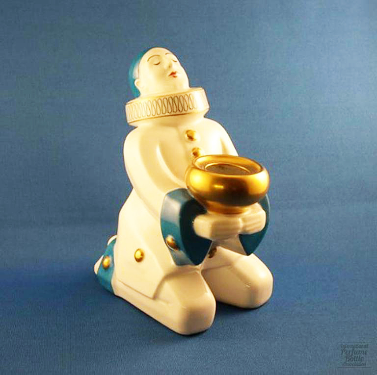 Pierrot Holding Bowl Perfume Lamp
