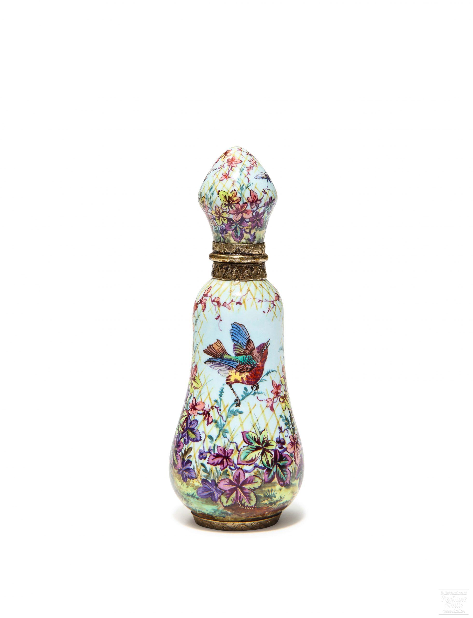 French Enamel Scent Bottle