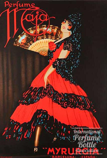 "Maja" by Myrurgia Advertisement - 1950