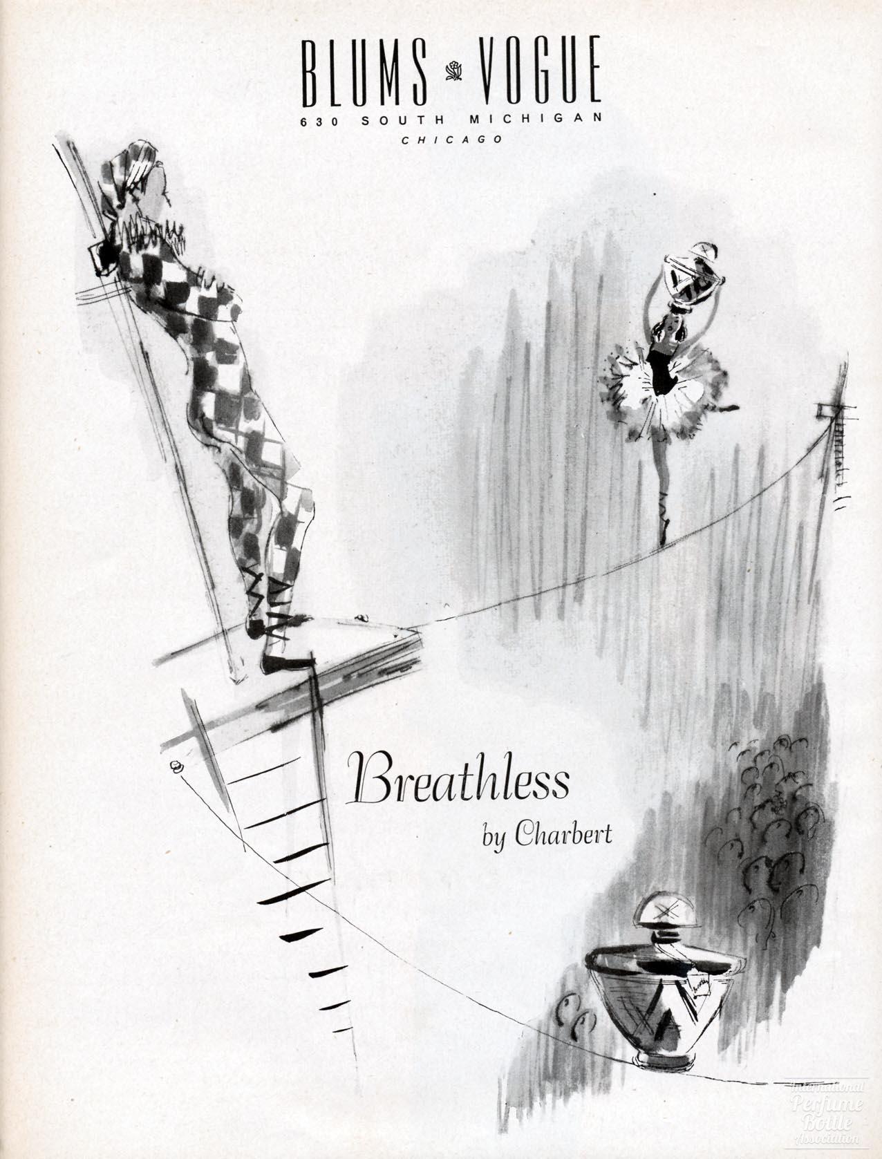 "Breathless" by Charbert Advertisement - 1946