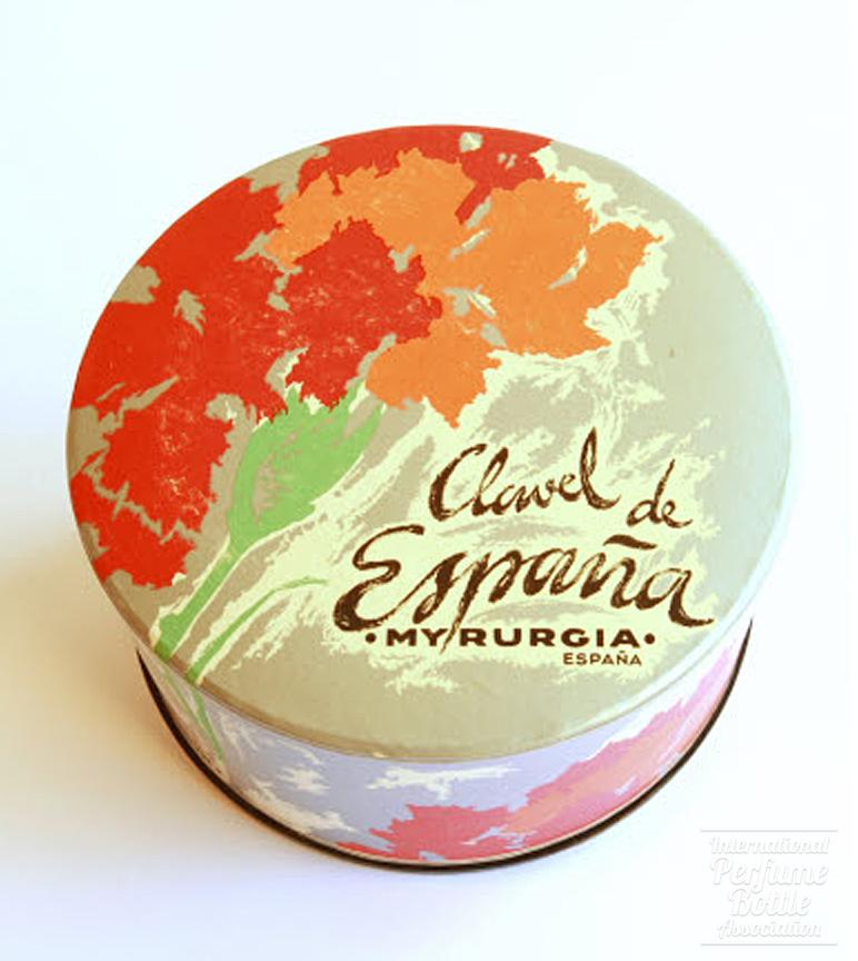 "Clavel de España" Powder Box by Myrurgia