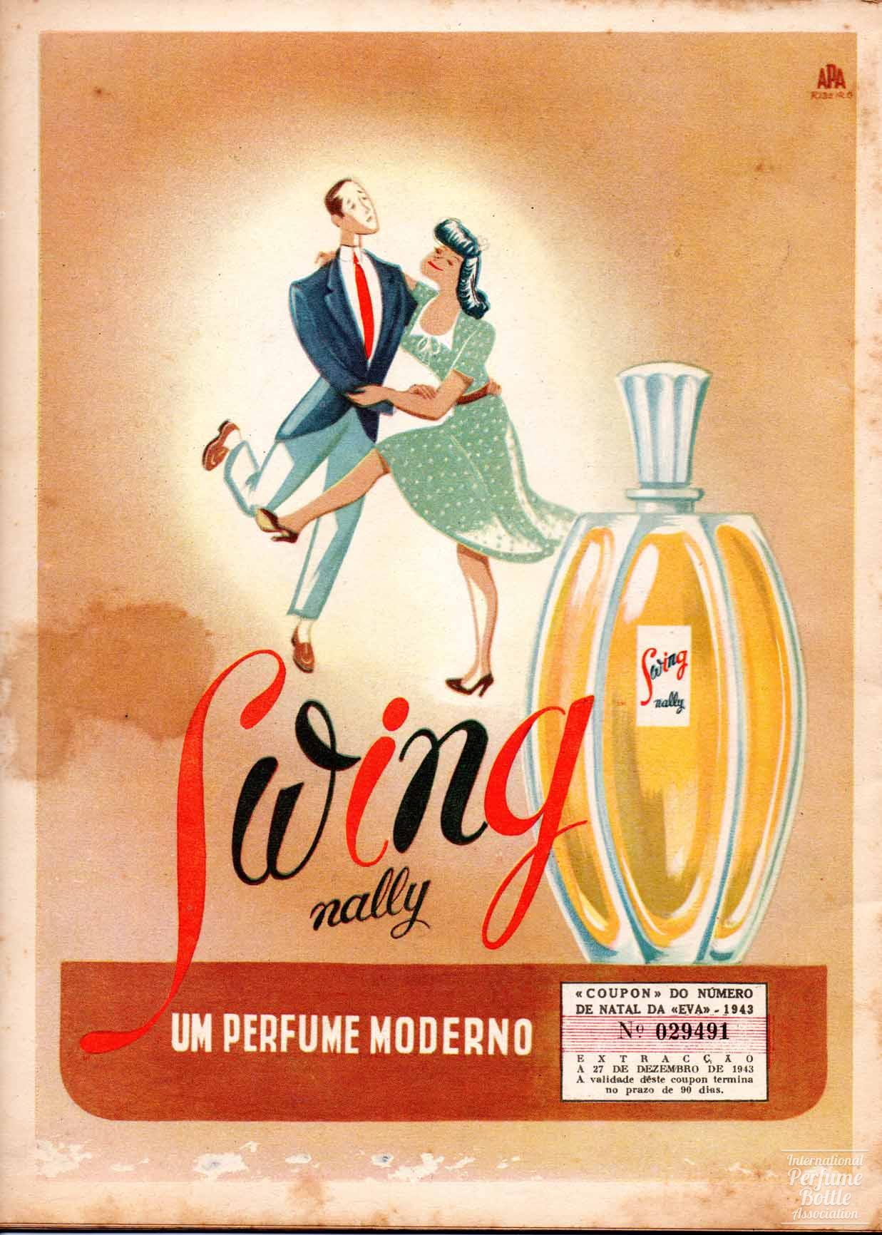 Dancers "Swing" by Nally Advertisements - 1943 and 1945