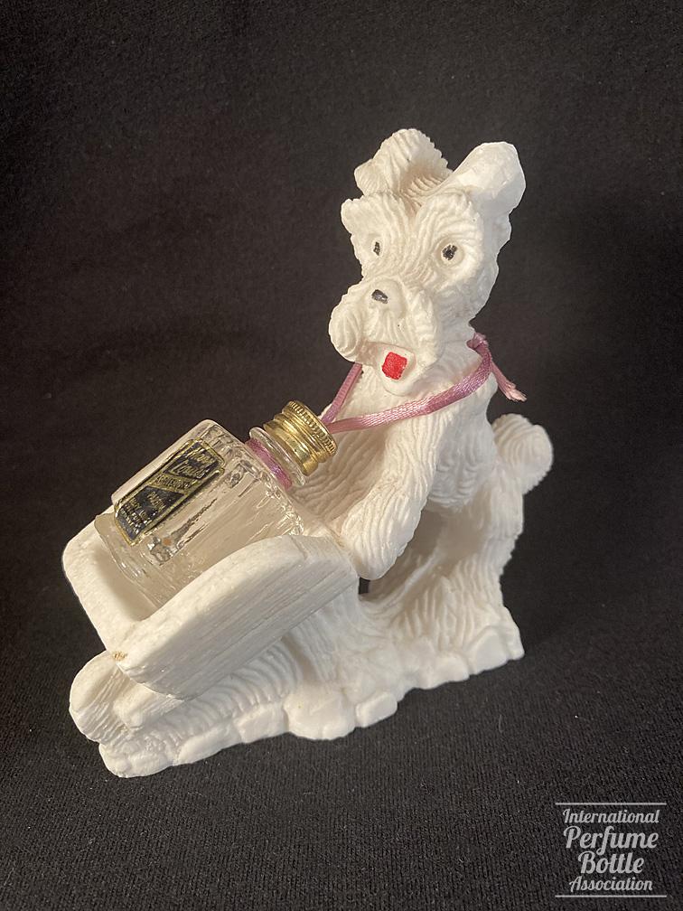 "Apple Blossom" by Mary Louise; Dog with Wheelbarrow