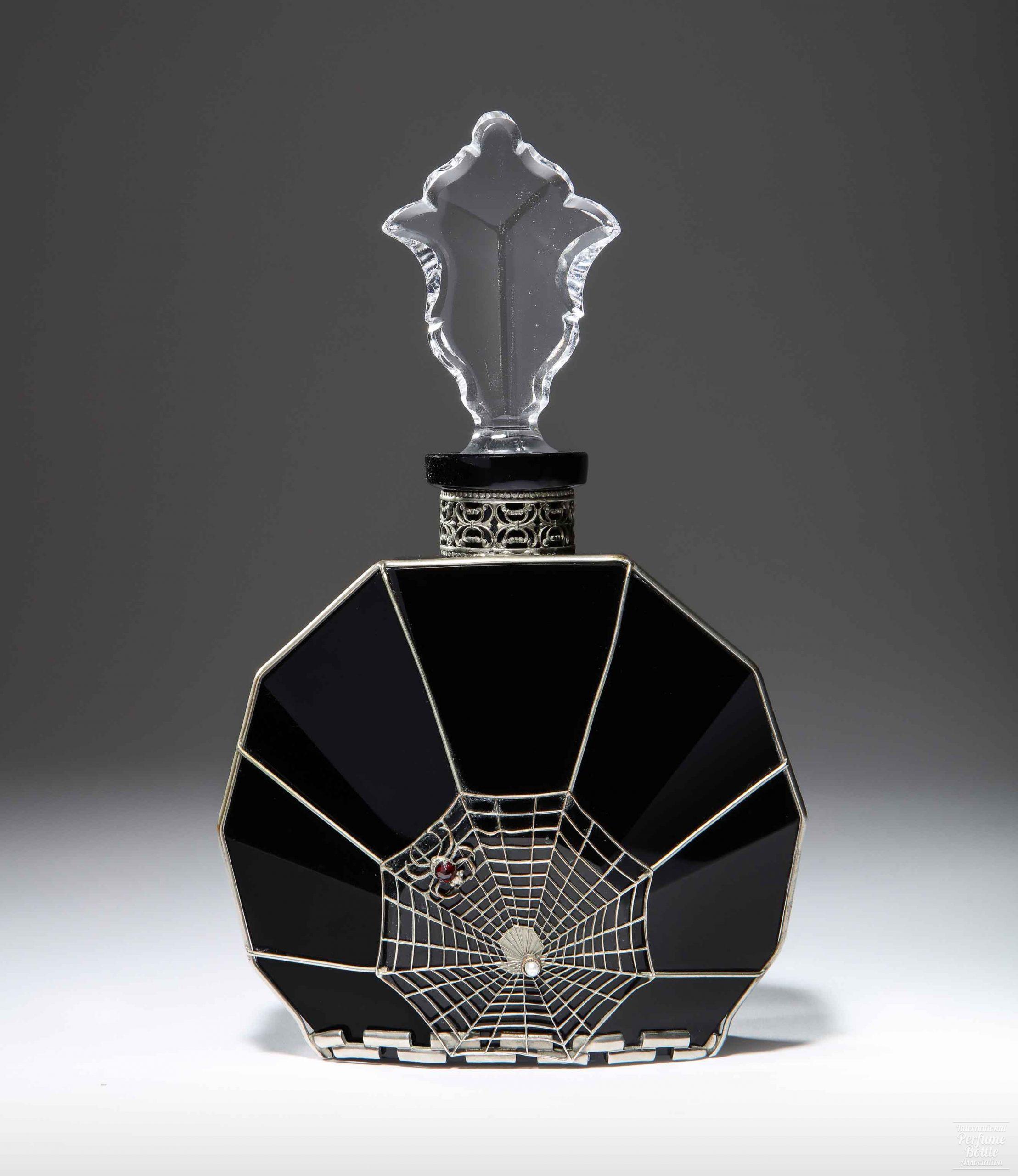 Spider Web Bottle by Josef Schmidt