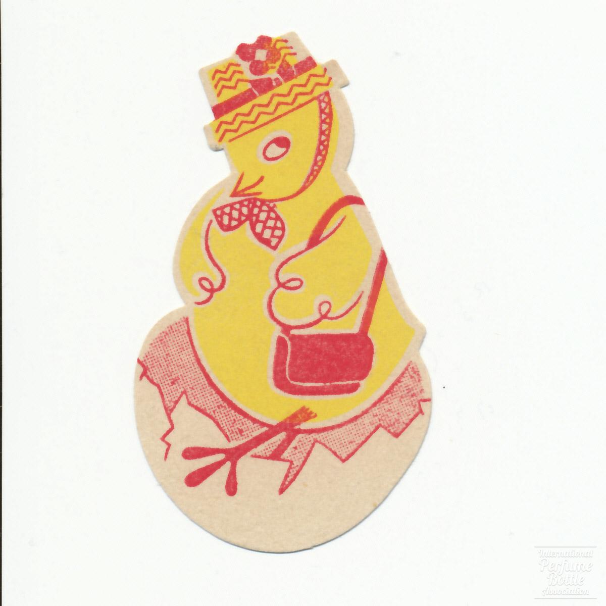 "Straw Hat Perfume" Scent Card by Fabergé Perfumes - 1960's