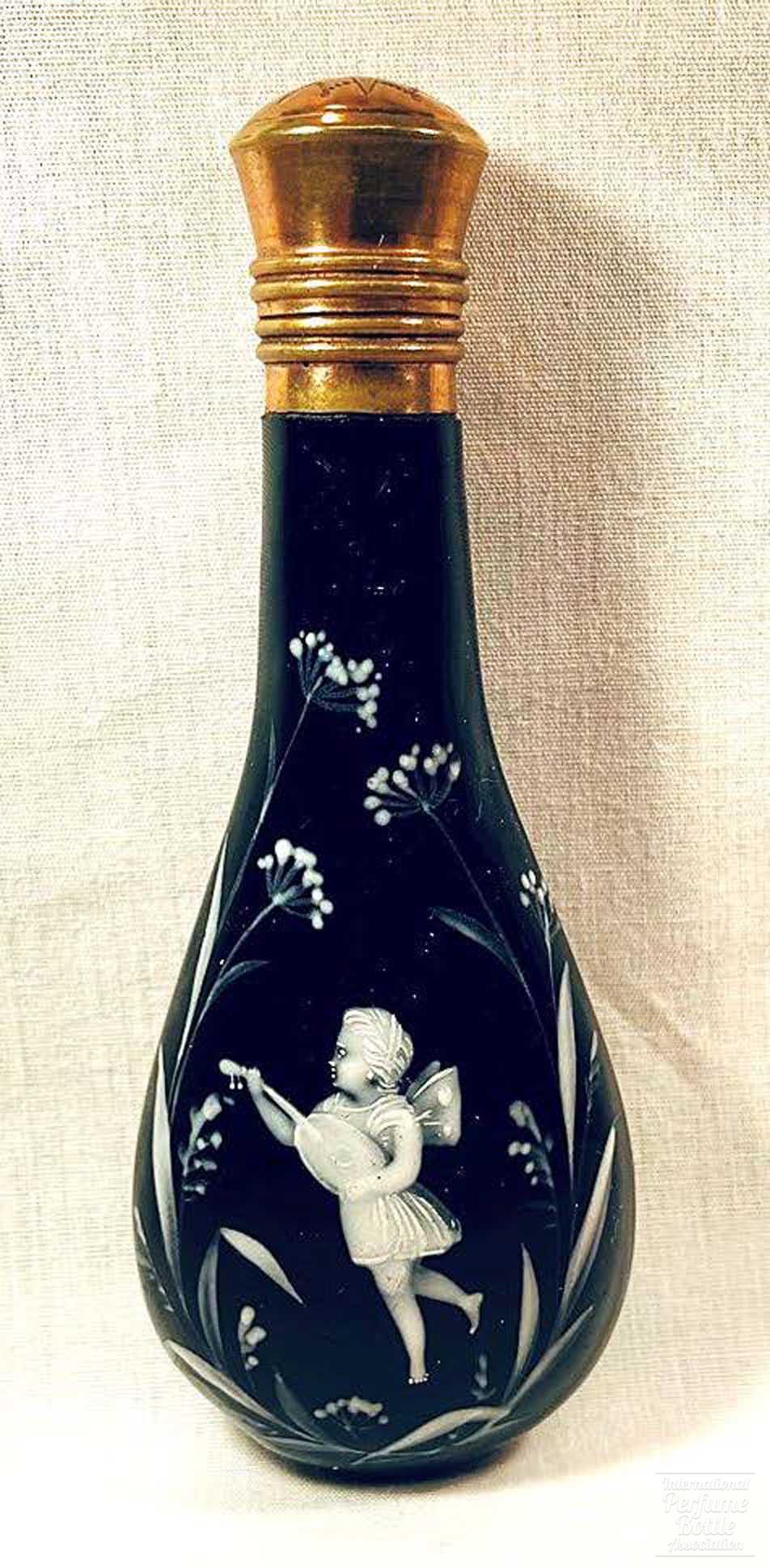 Black Mary Gregory Style Scent Bottle