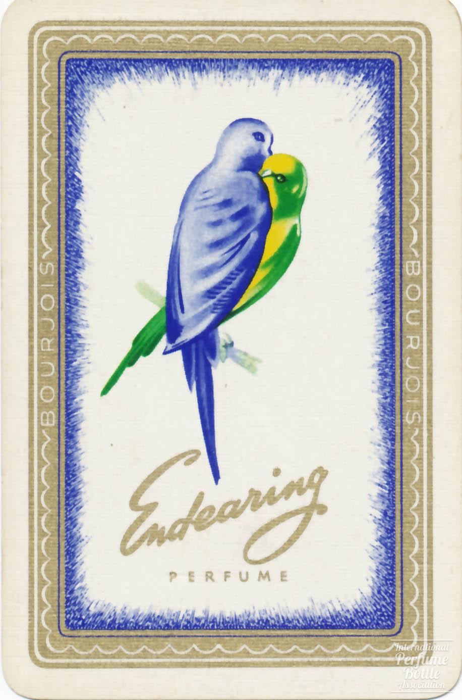 "Endearing" Playing Card by Bourjois