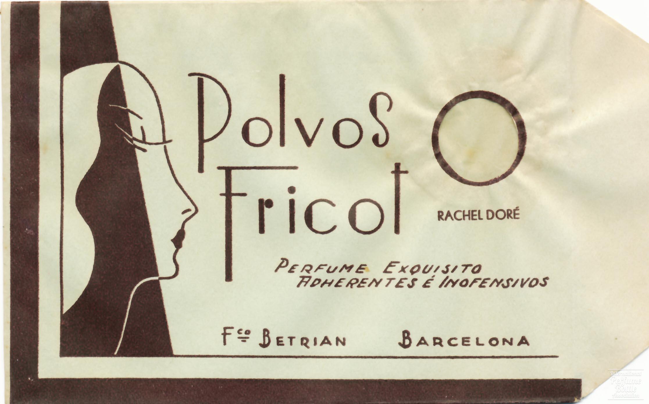 "Polvos Fricot" Powder Envelope by Betrian