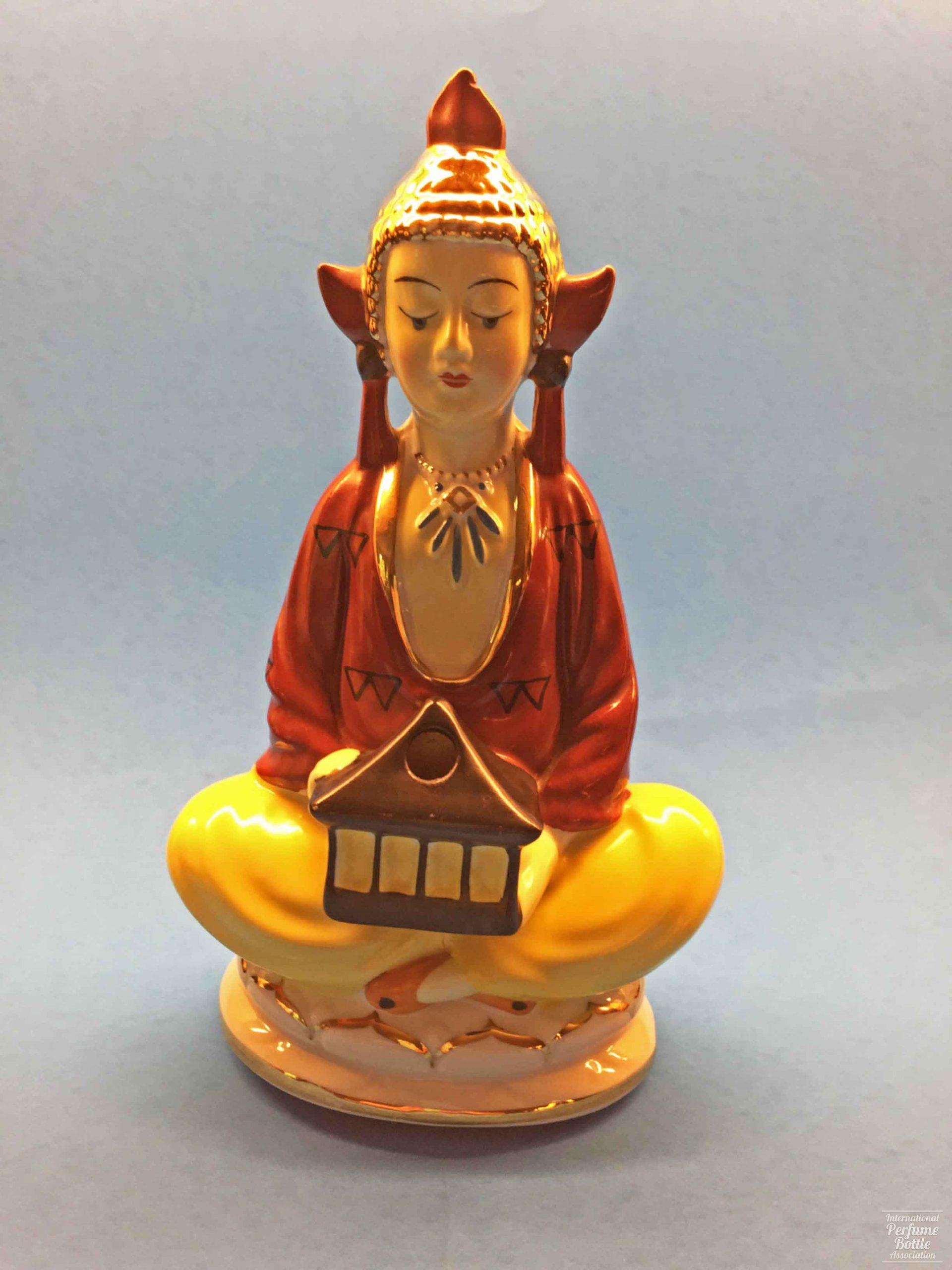 Porcelain Asian Figural Perfume Lamp