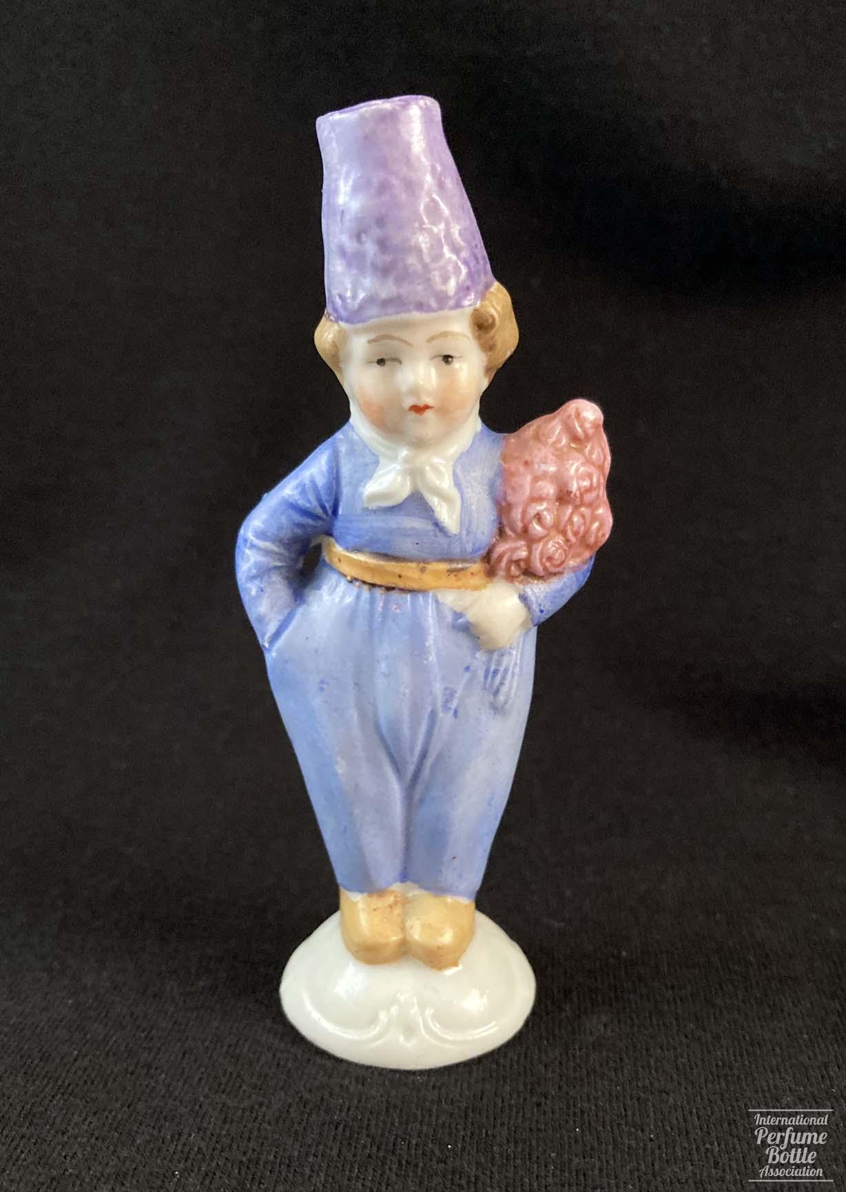 Dutch Boy With Red Tulips