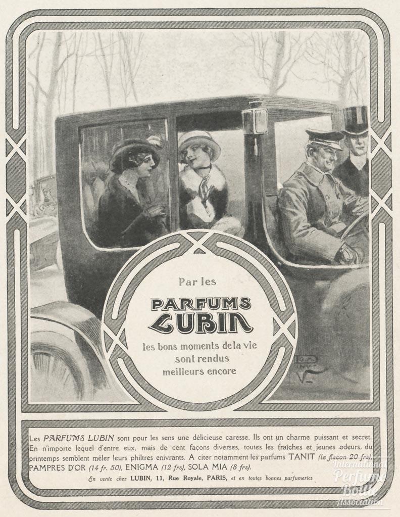 Parfums Lubin Advertisement - 1914