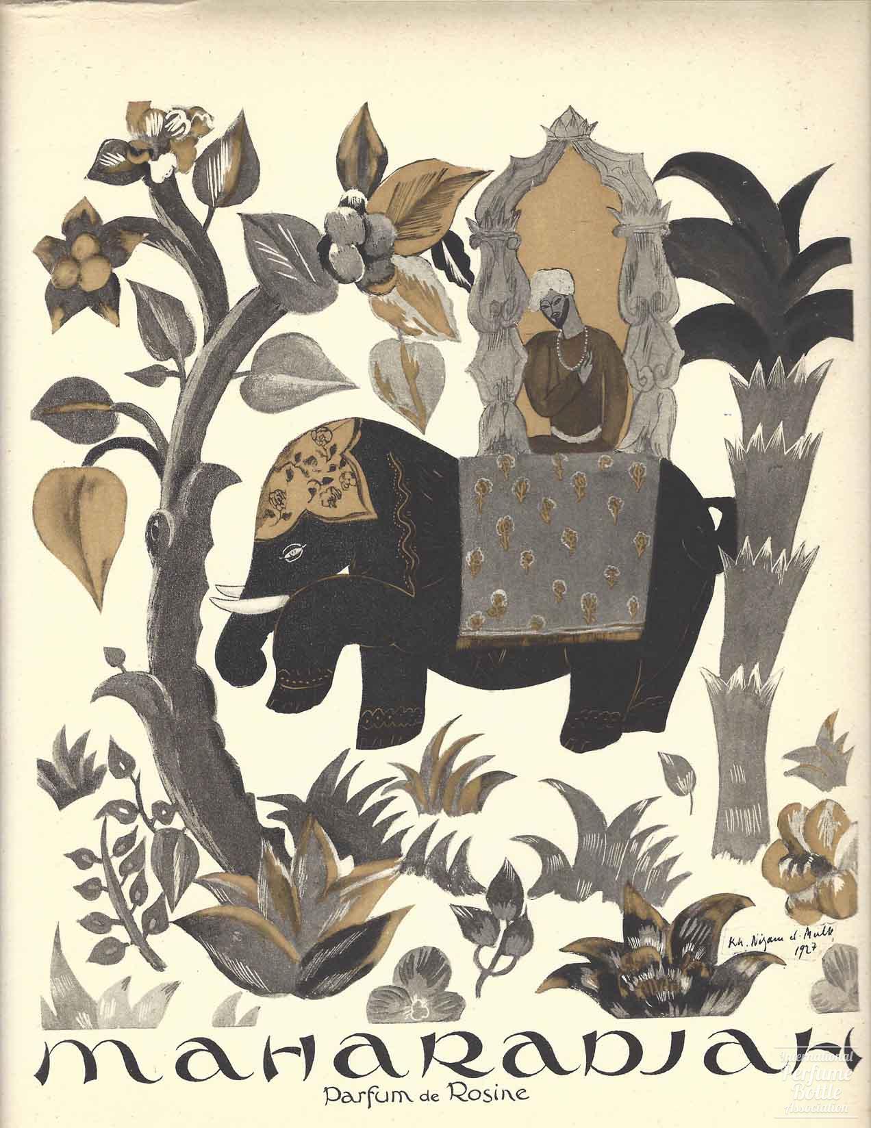 "Maharadjah" by Rosine, (Paul Poiret) Advertisement - 1927