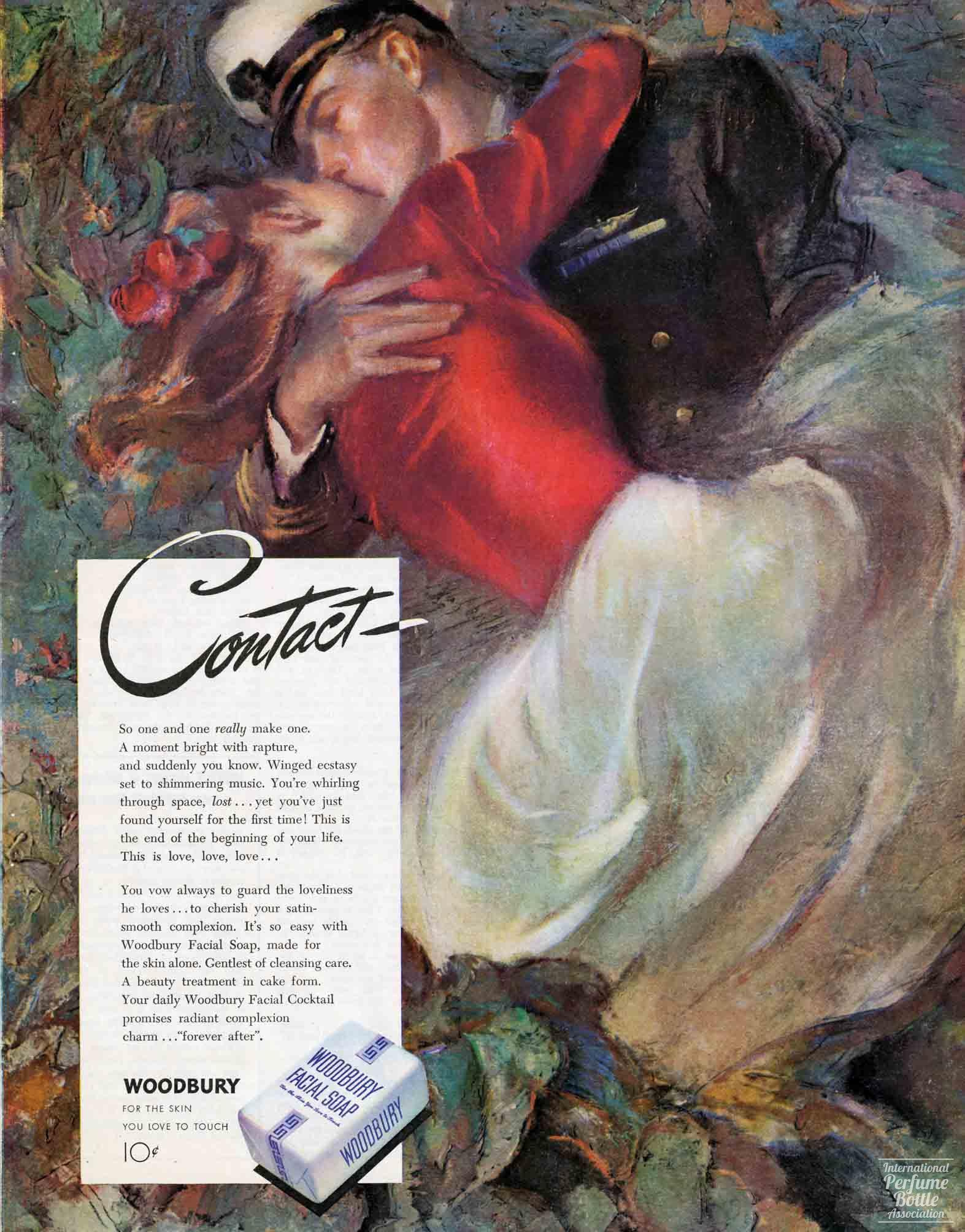 Facial Soap by Woodbury Advertisement (Navy) - 1945