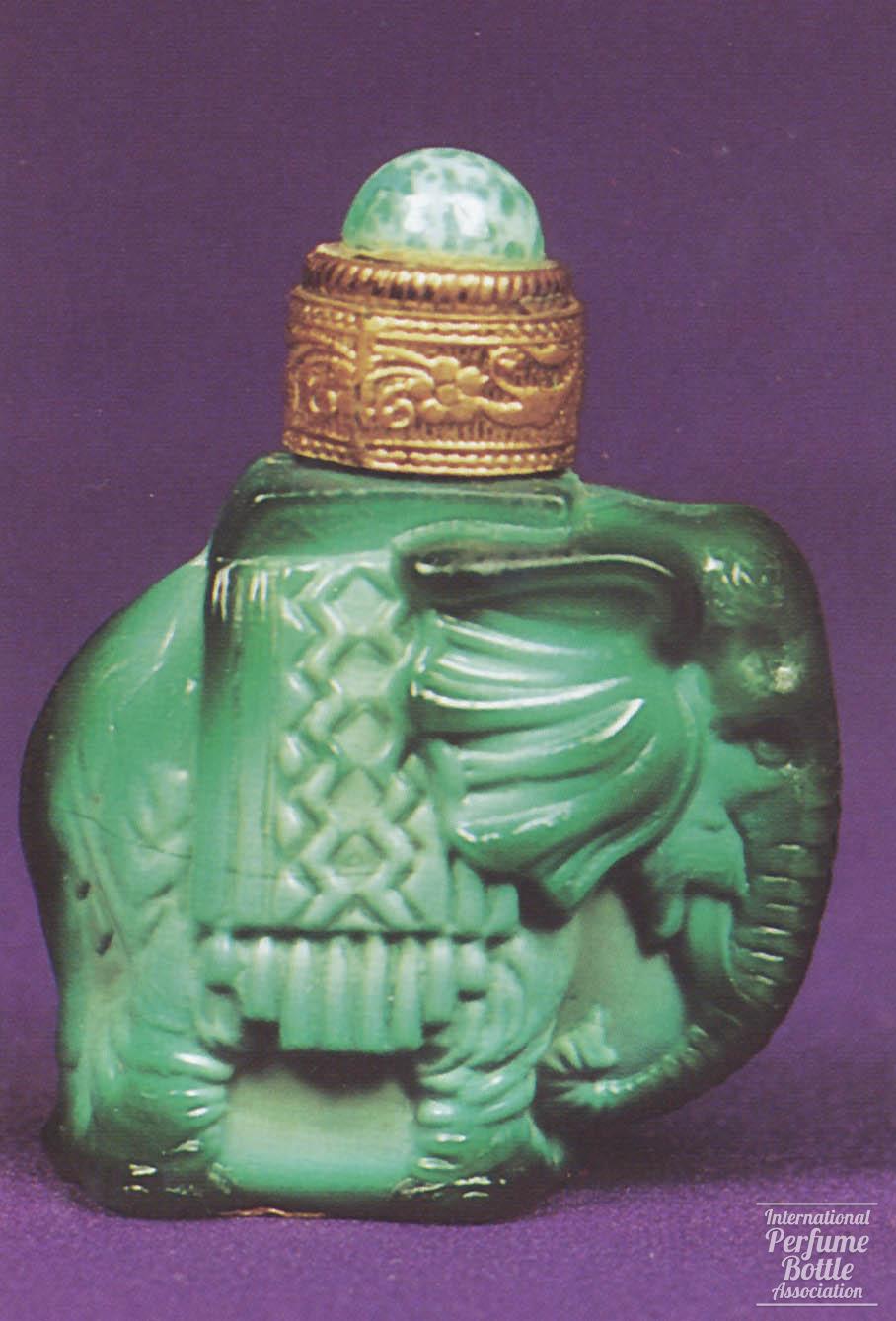 Malachite Elephant Bottle, Ingrid Line by Schlevogt