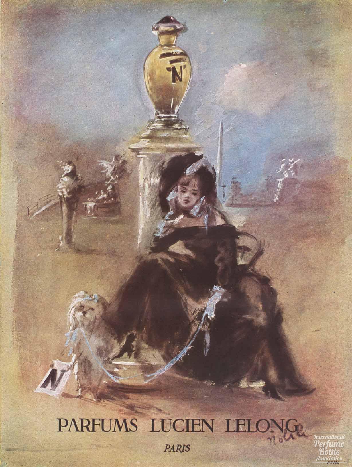 "N" by Lucien Lelong Advertisement - 1948