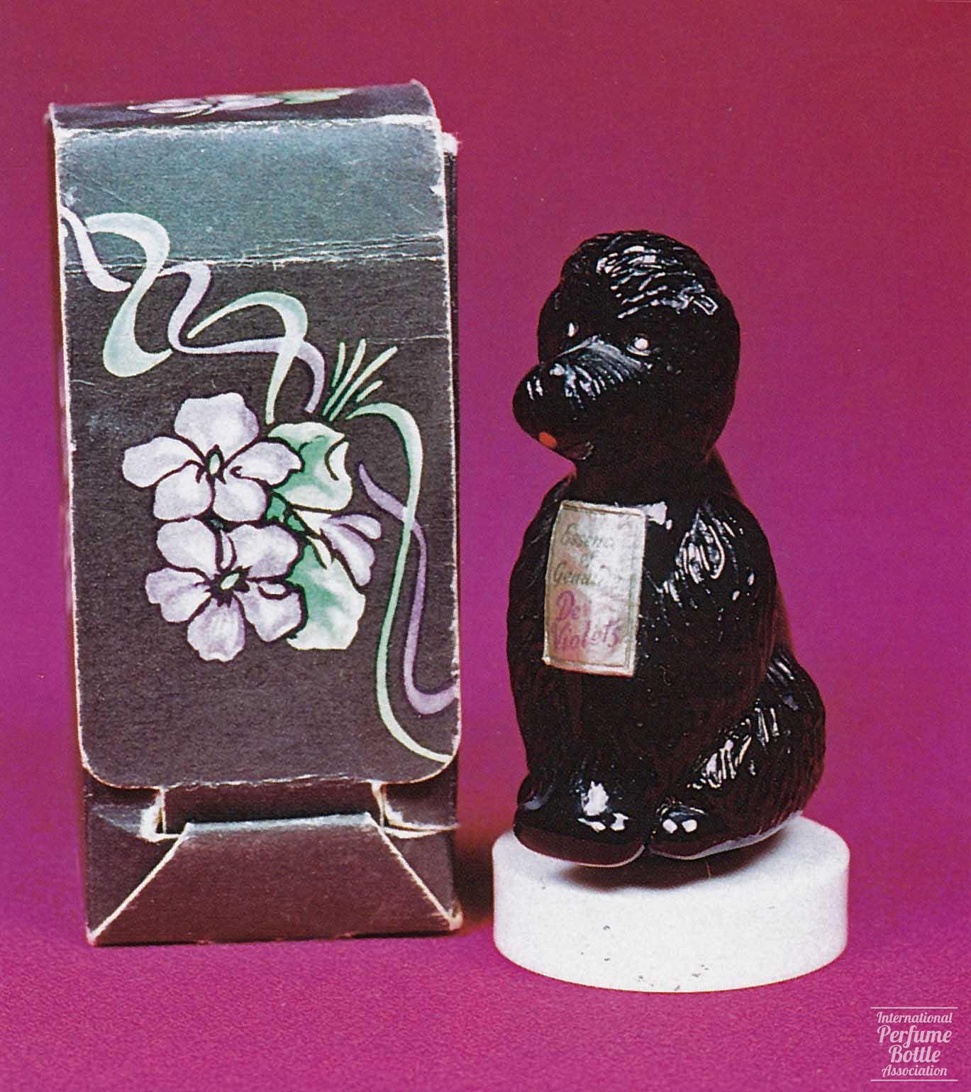 "Devon Violets" Black Poodle Presentation