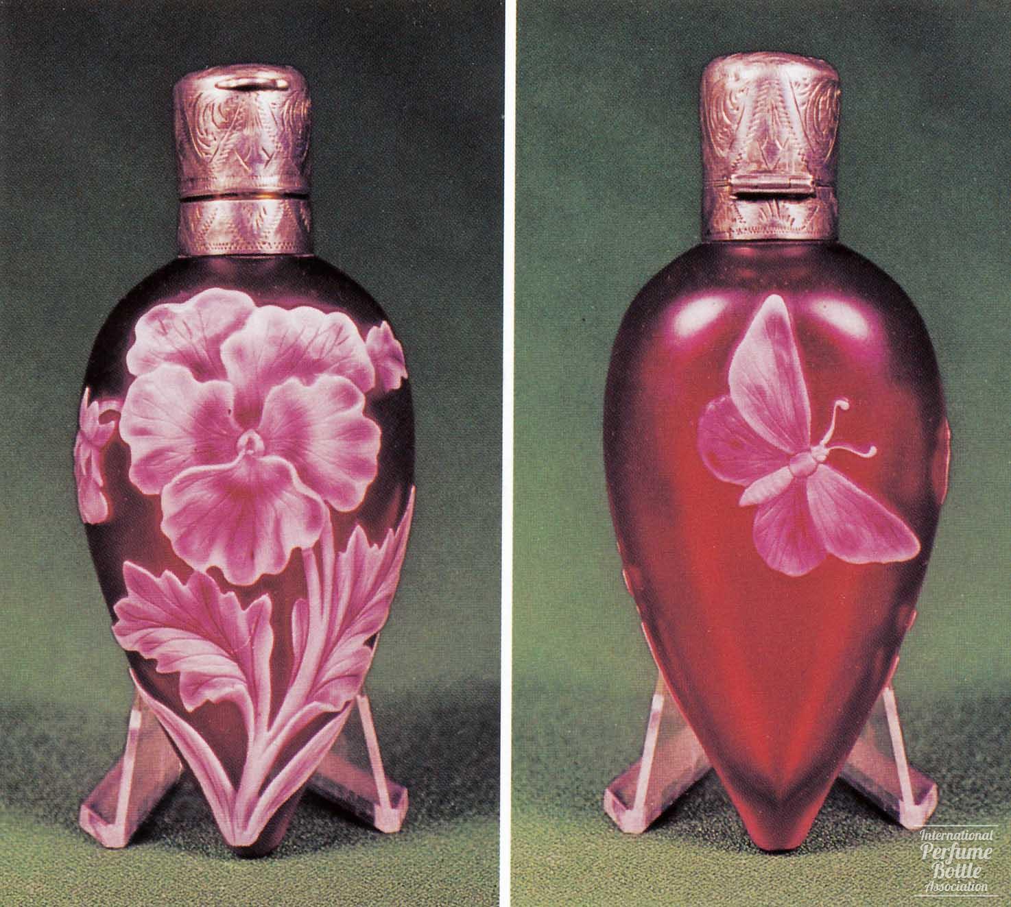 Scarlet Cameo Glass by Thomas Webb & Sons