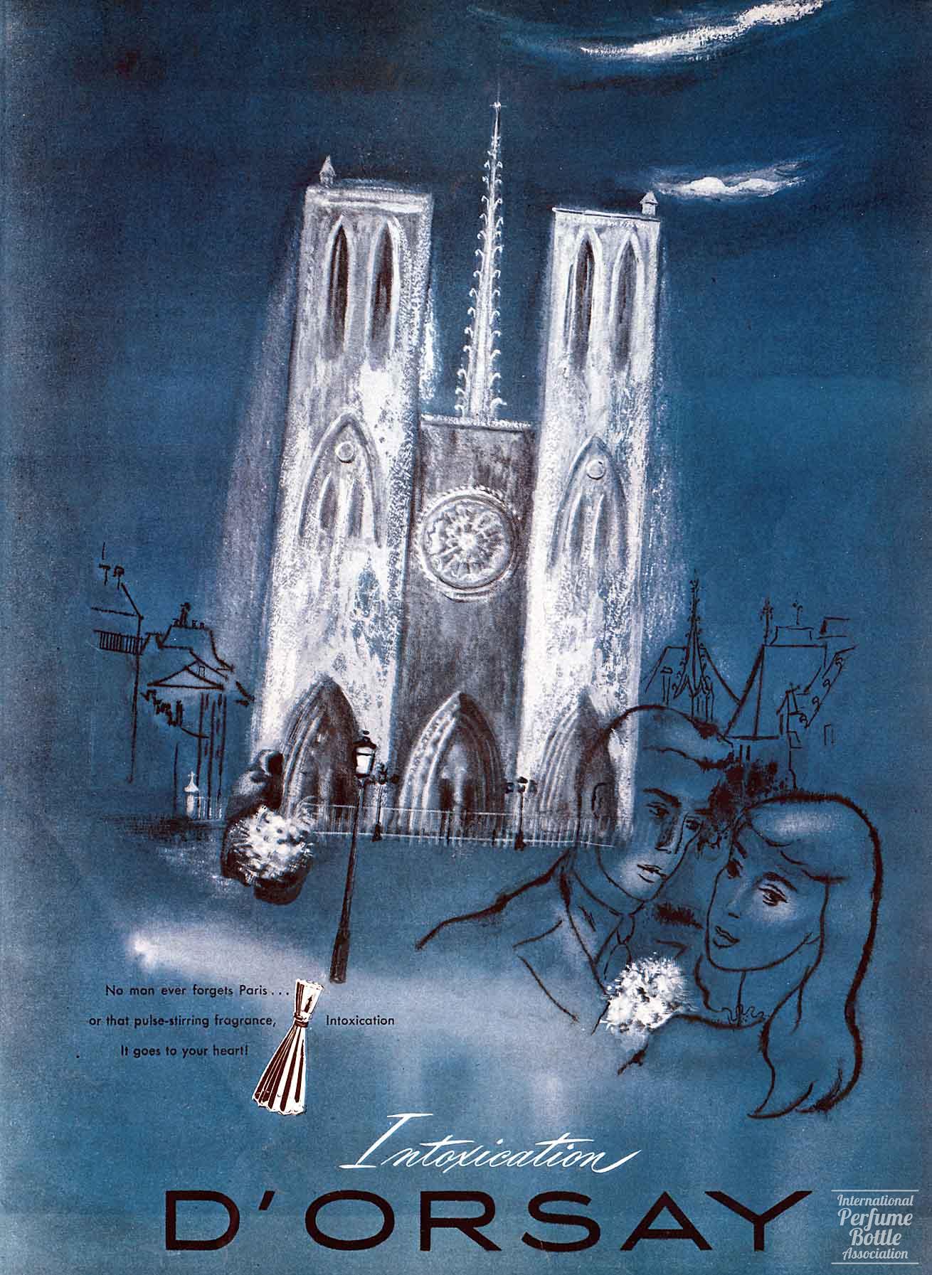 "Intoxication" by D'Orsay Advertisement - 1946