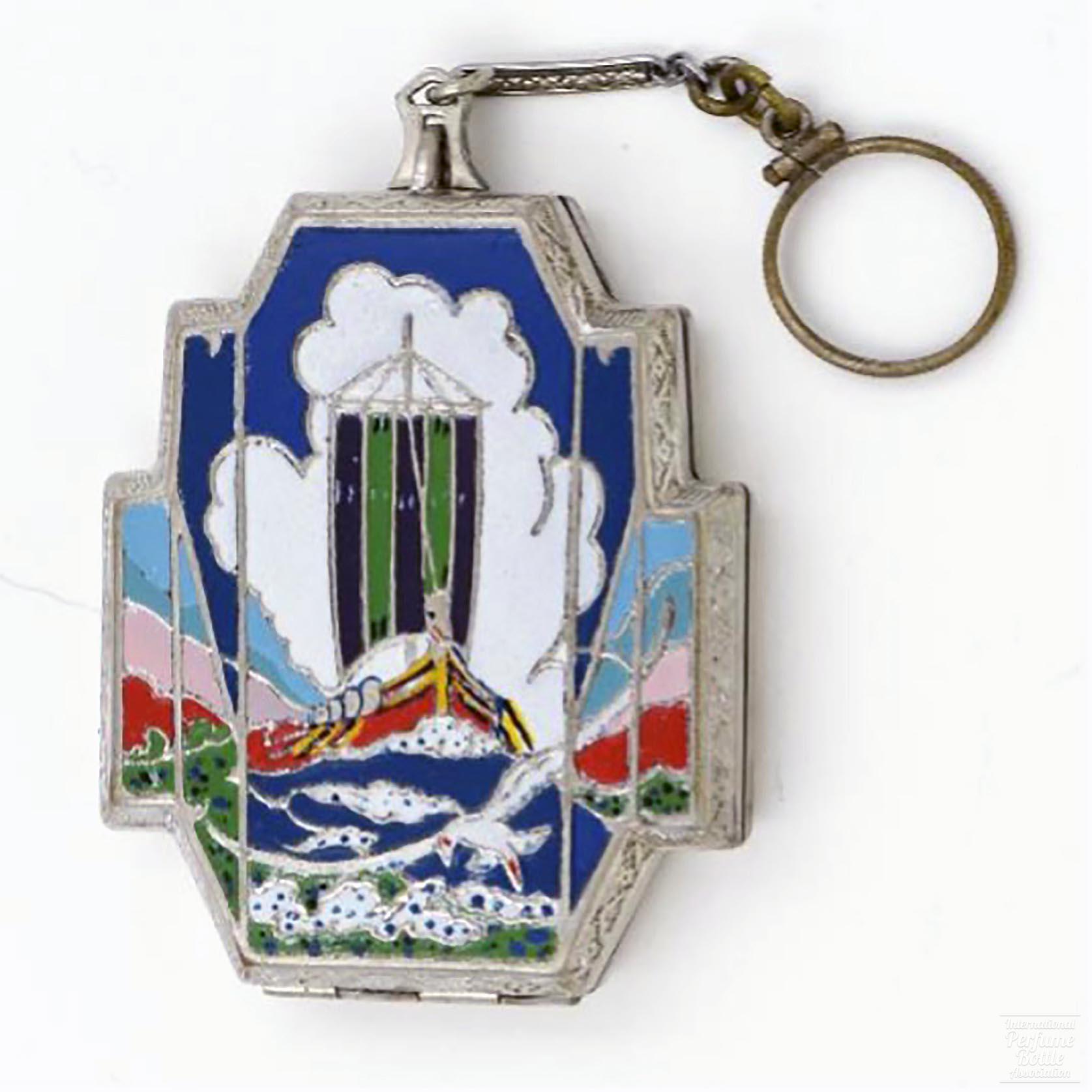 "The Viking Bold" Enamel Compact by J. M. Fisher