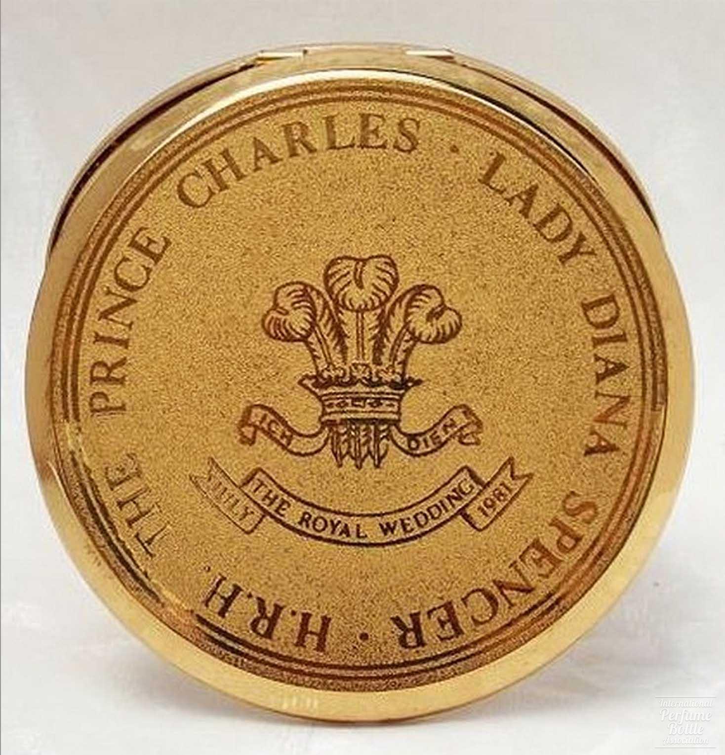 Prince Charles and Lady Diana Wedding Compact by Stratton