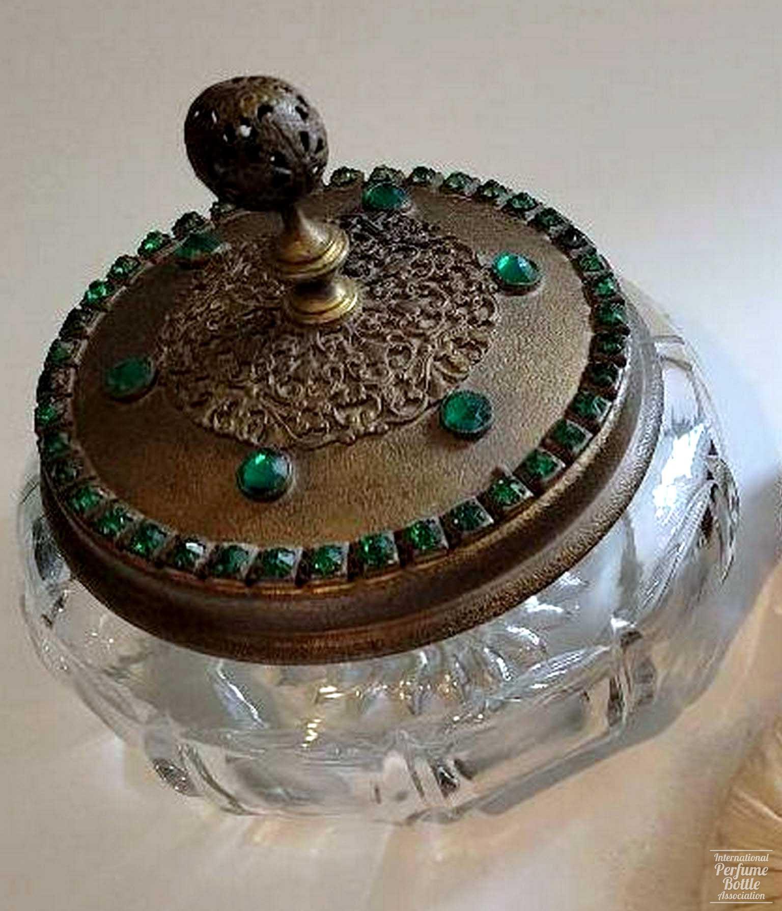 Dresser Jar by Empire Art Gold