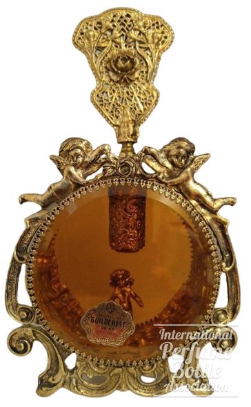 Ormolu Perfume With Cherubs by Guildcrest