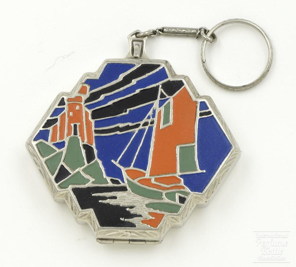 "Orange Boat" Compact by J. M. Fisher