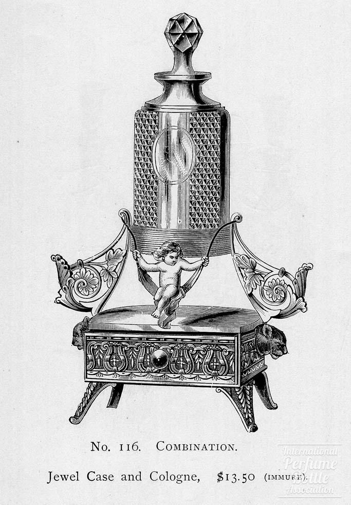 Jewel Box and Cologne by Meriden Advertisement - 1886