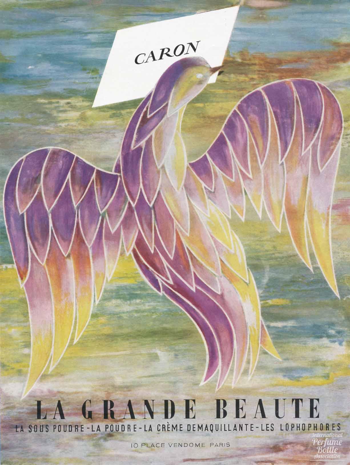 Beauty Powders by Caron Advertisement - 1952