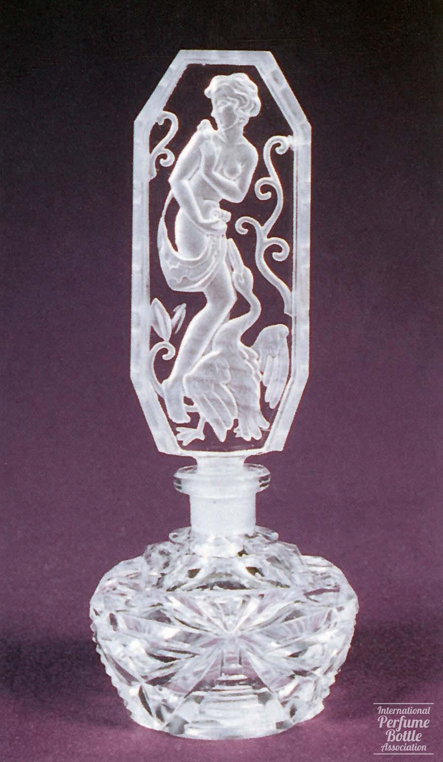 Clear Czech Leda and the Swan