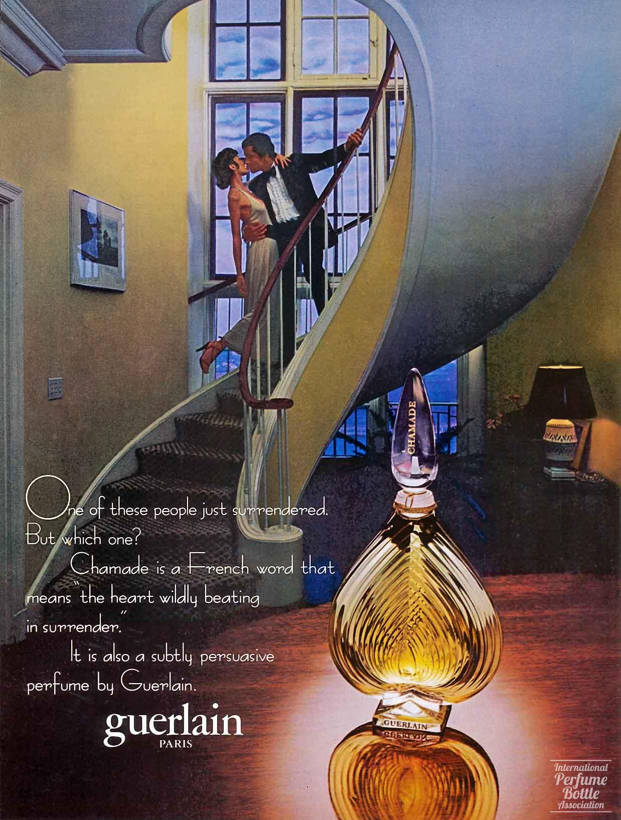 "Chamade" by Guerlain Advertisement - 1980