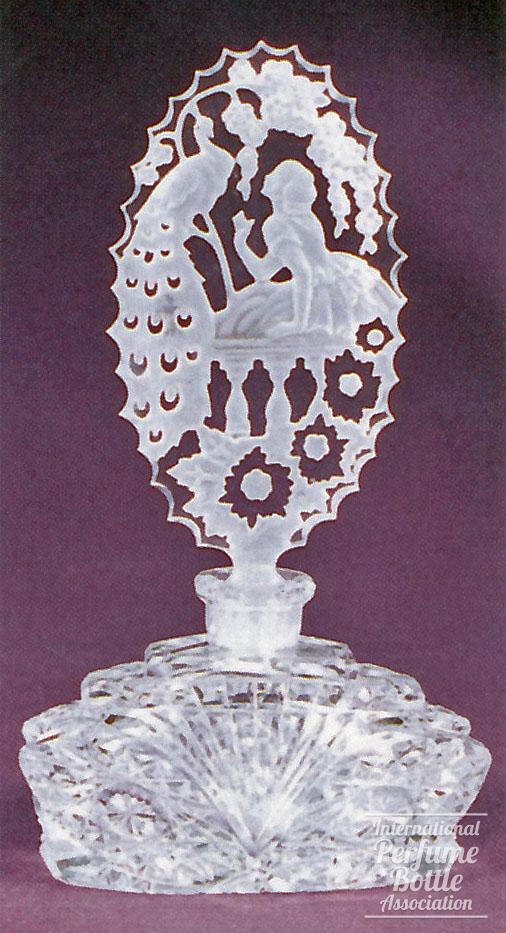 Woman With Peacock Stopper by Glassexport