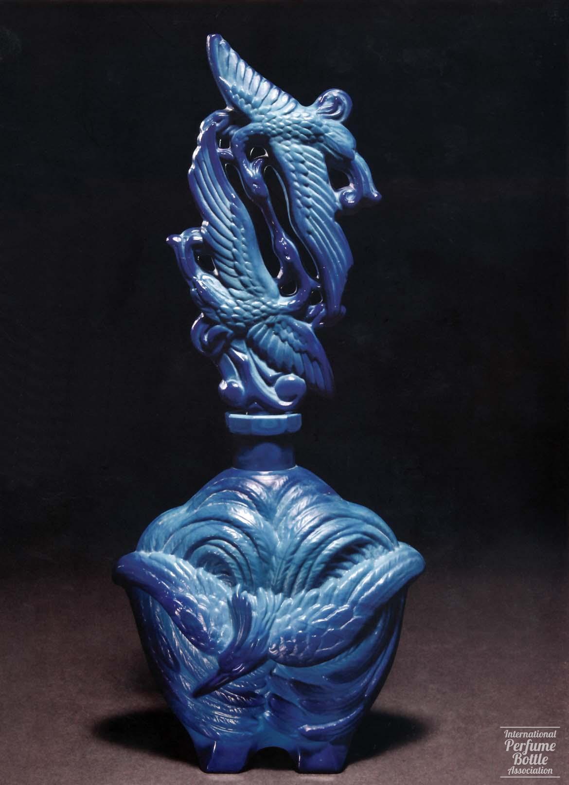 Lapis Crystal Perfume With Birds, Ingrid Line by Schlevogt