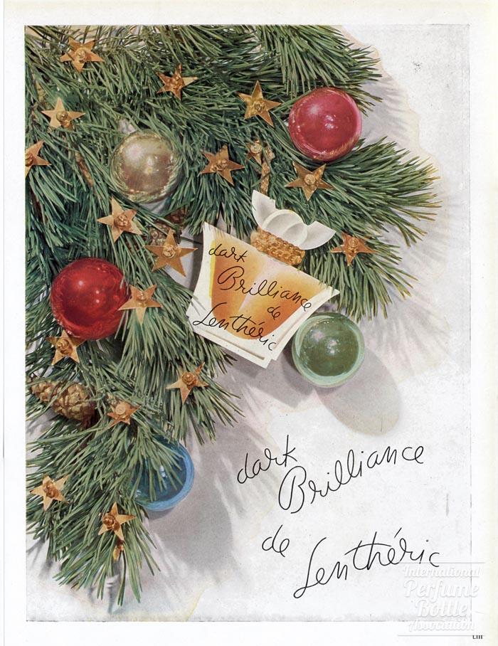 "Dark Brilliance" by Lenthéric Advertisement – 1947