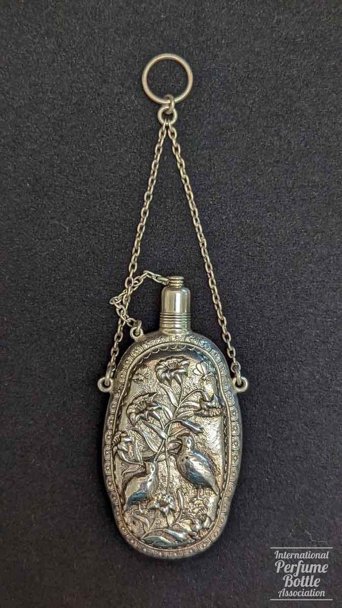 Silver Repoussé Chatelaine Bottle