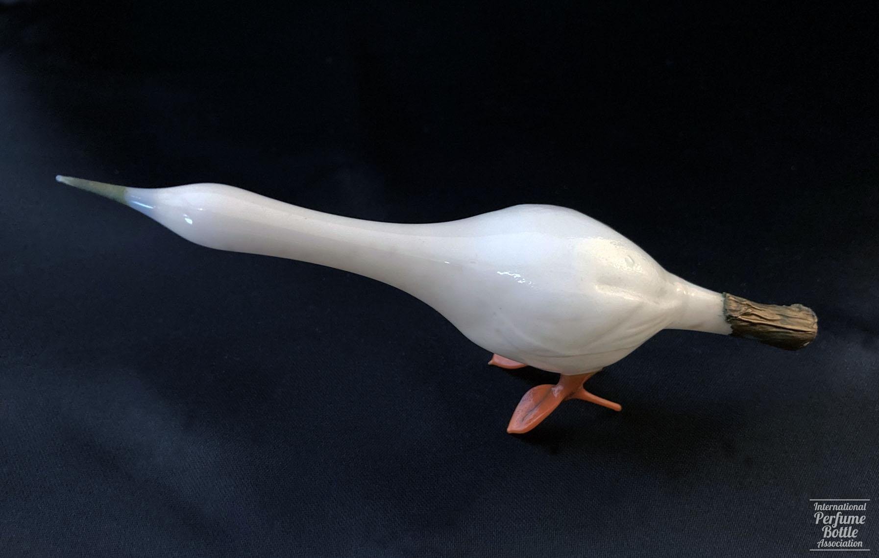 Hand Blown White Bird