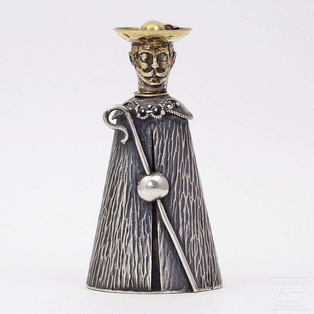 Silver Hungarian Herdsman Scent Bottle