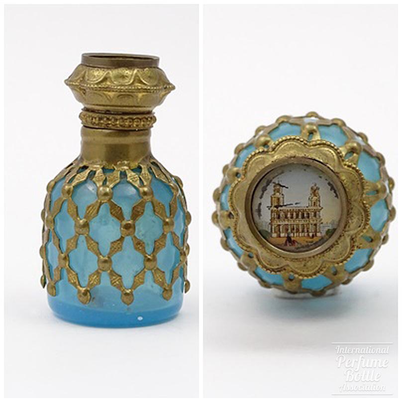 Grand Tour Scent Bottle Depicting Saint Sulpice, Paris