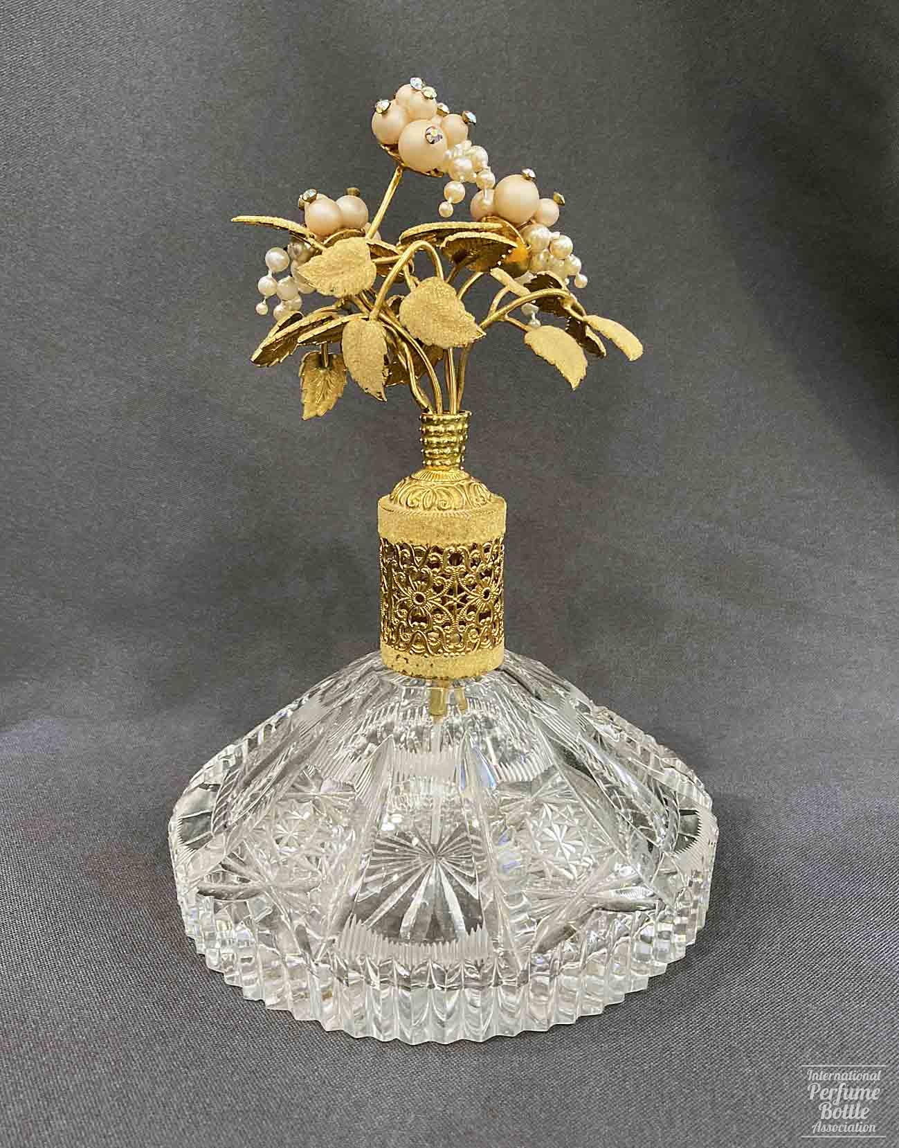 Circular Glass Jewel Top Atomizer